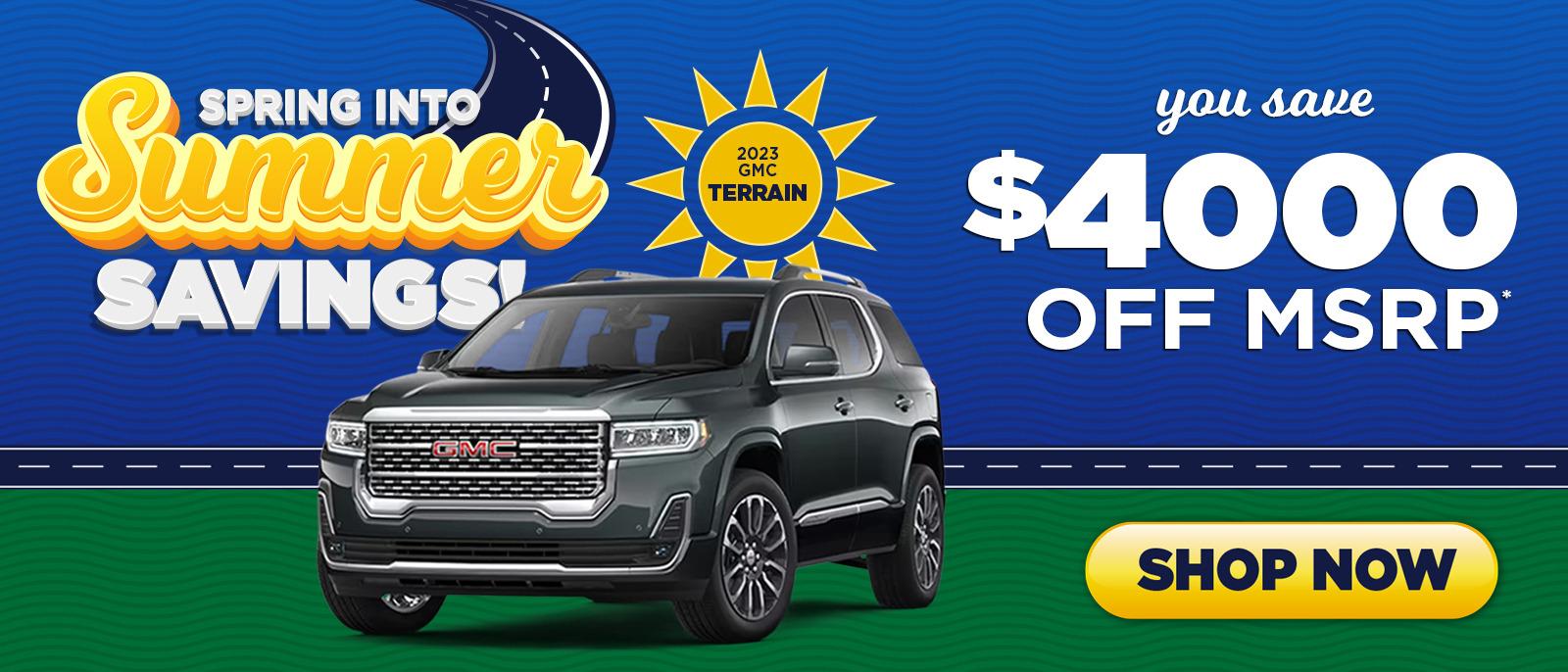 2023 GMC Terrain - You Save $4000 Off MSRP
