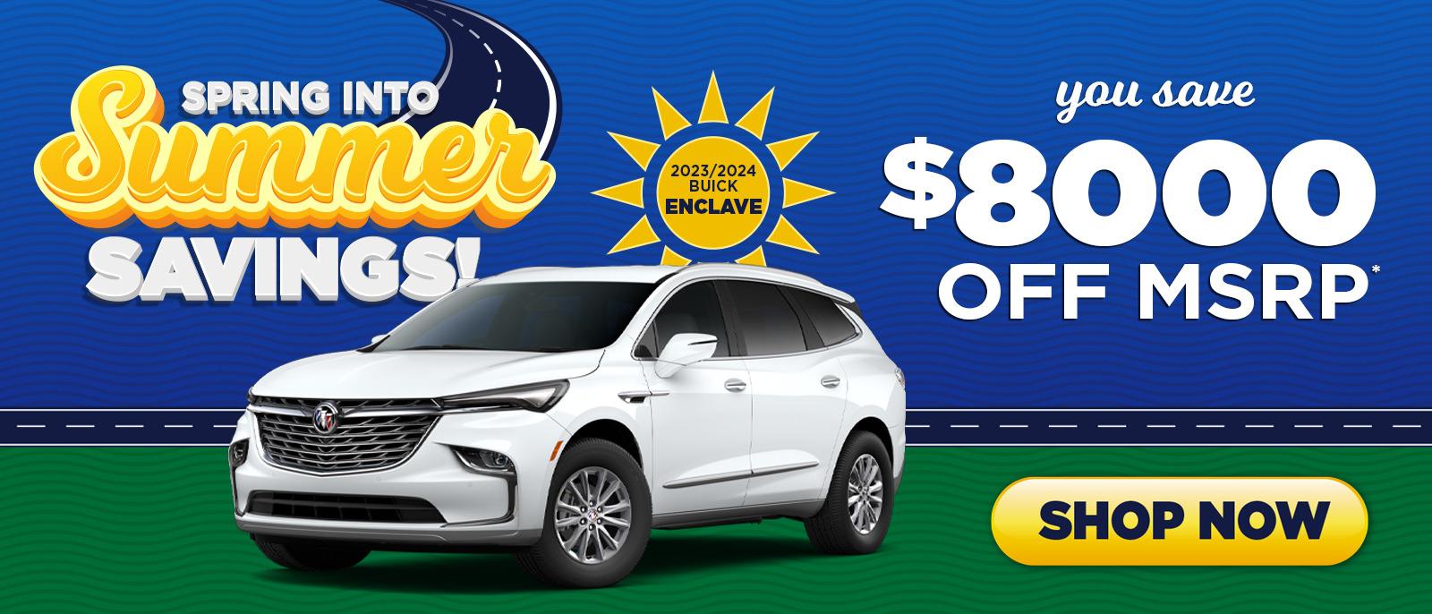 2023/2024 Buick Enclave - You Save $8000 Off MSRP