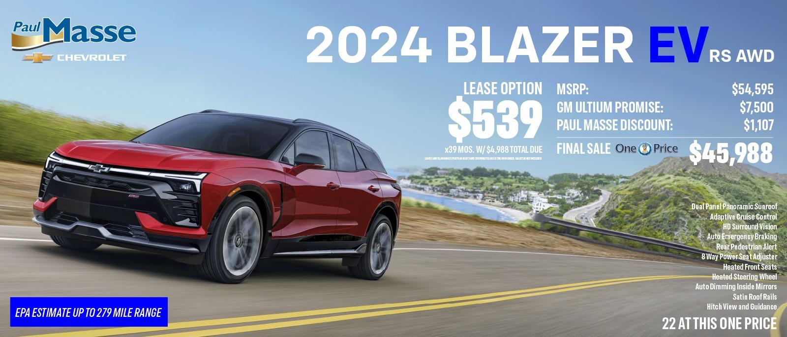2024 blazer EV lease option