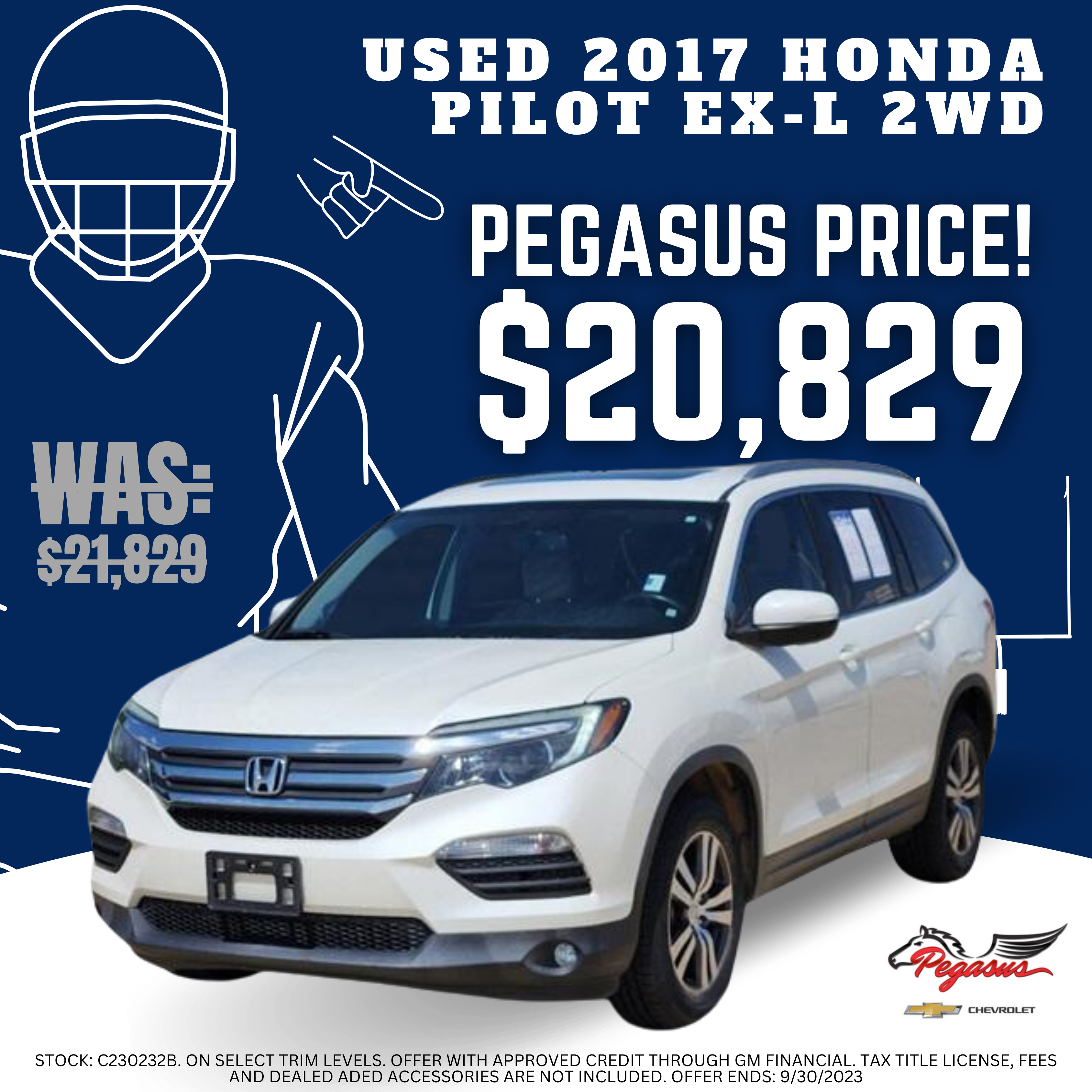 Used Winning Drive Special!🏈 2017 Honda Pilot!🙌