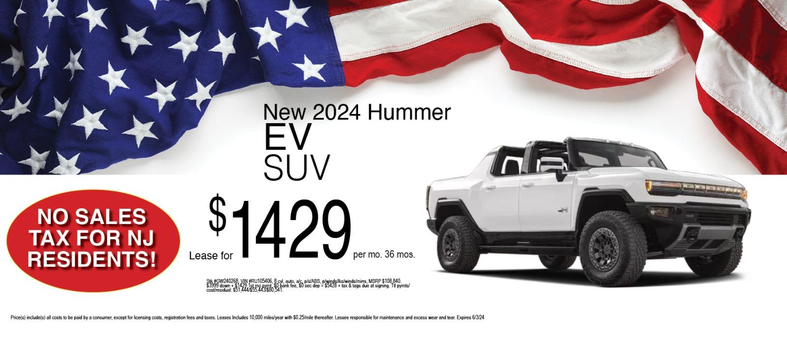 New 2024 Hummer EV SUV