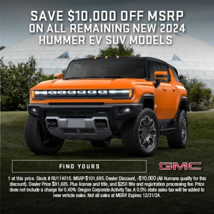 2024 GMC hummer ev SUV tile