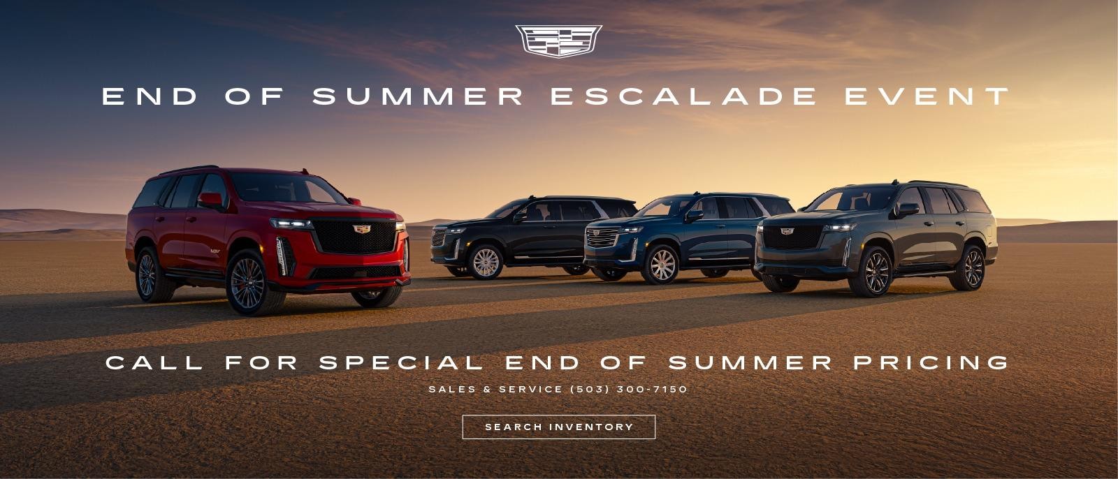 End of Summer Sales Event