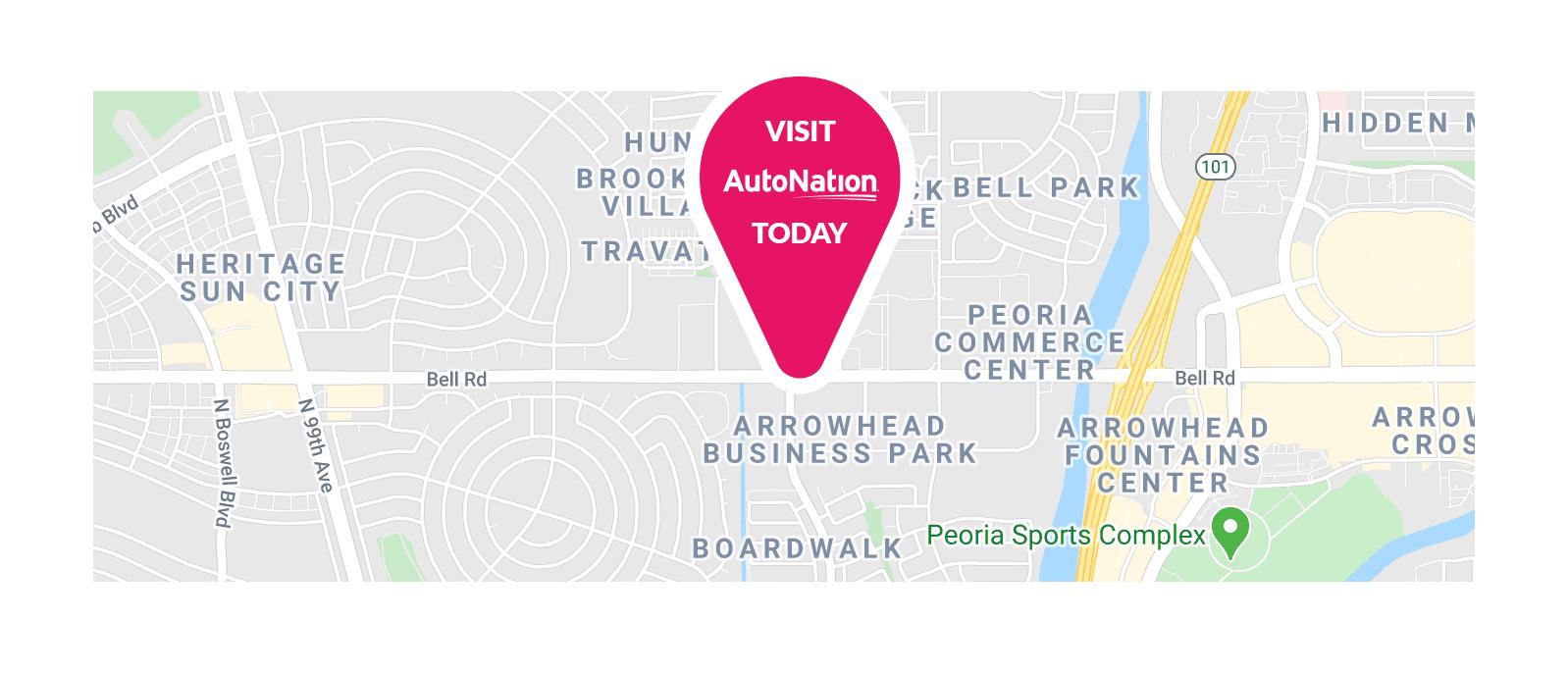 Street map of our dealership location