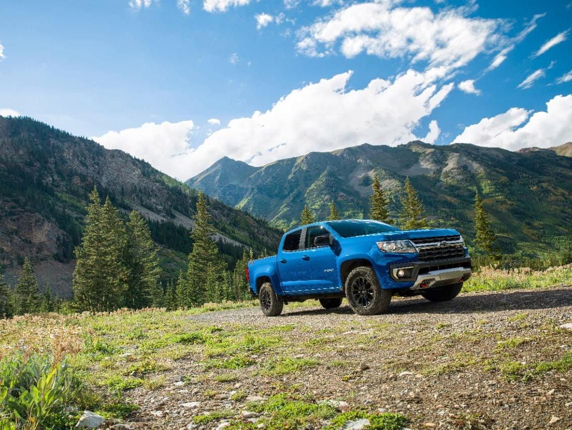 2022 Chevy Colorado Trail Boss Blue
