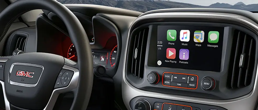 New GMC with Apple CarPlay