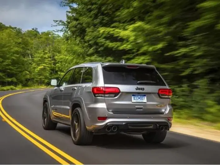 2020 Jeep Grand Cherokee driving on a road