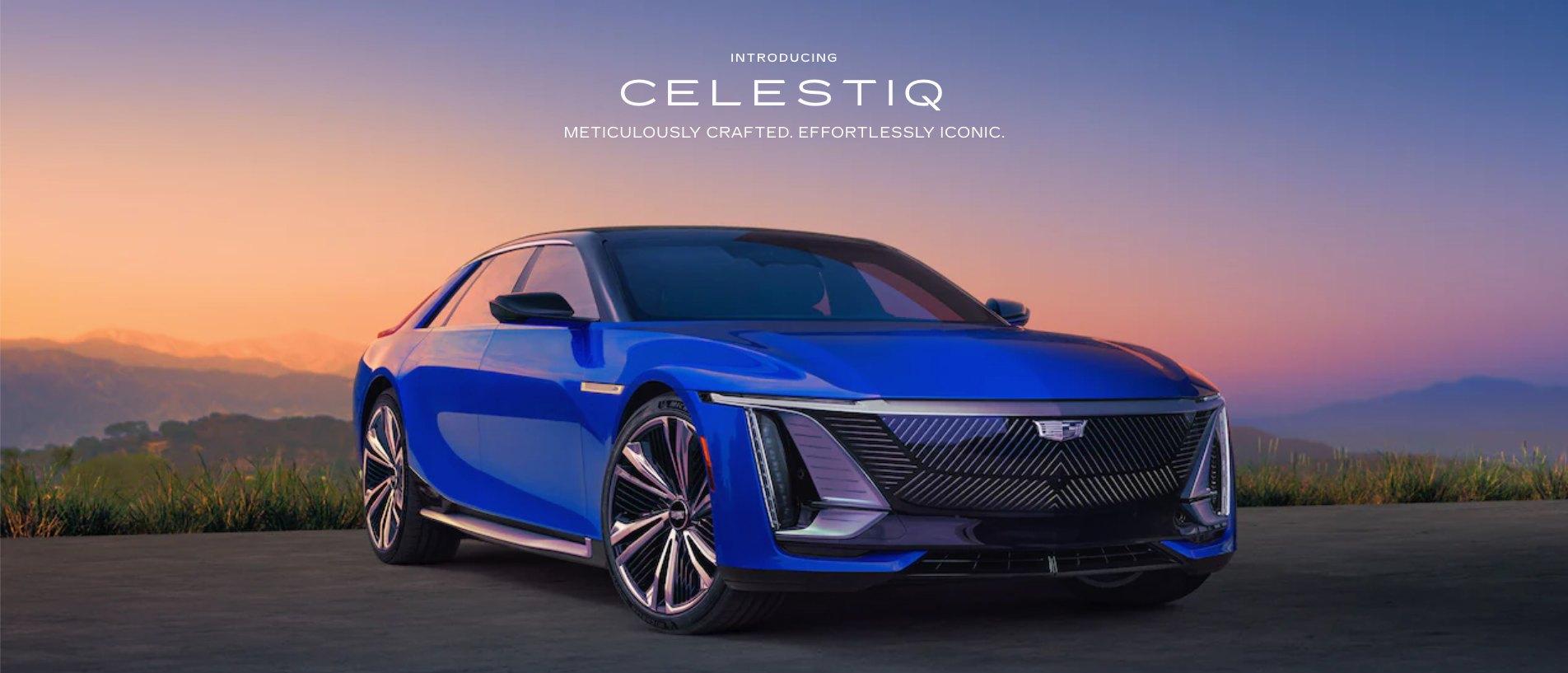 Blue Cadillac Celstiq Announcement image