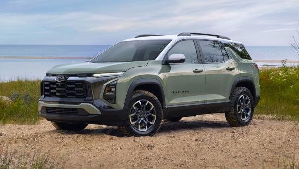 2025 Chevy Equinox parked in a field