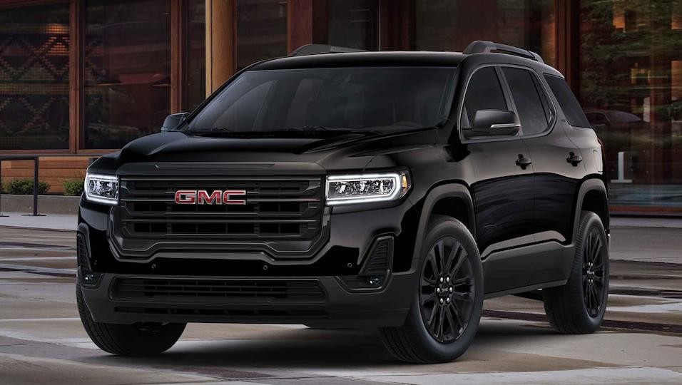 2023 GMC Acadia black exterior