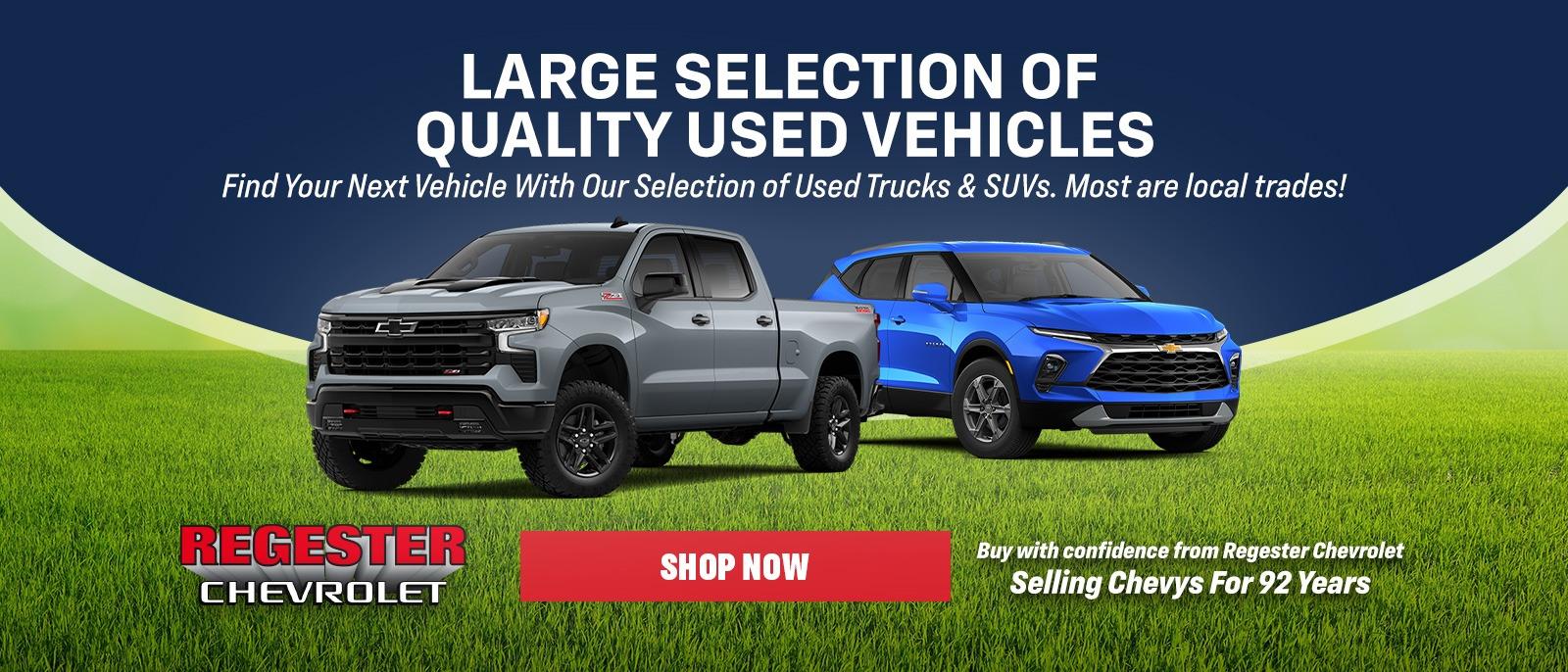 April Used Vehicles - Large Selection