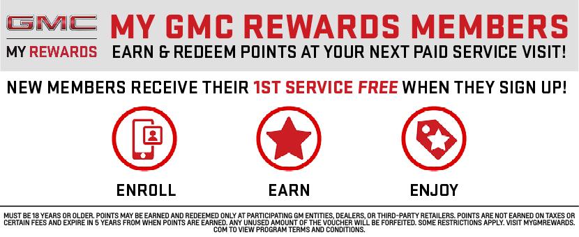 My GMC Rewards 