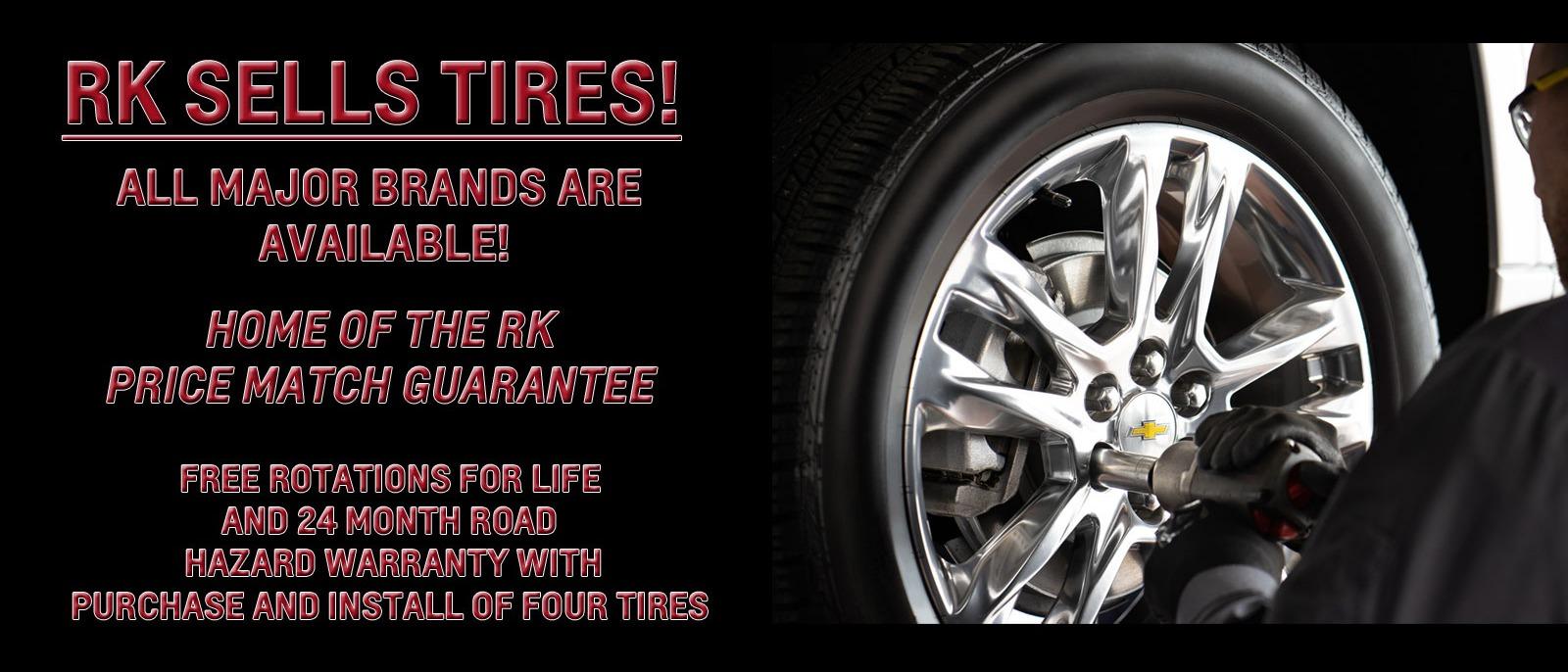 We sell Tires