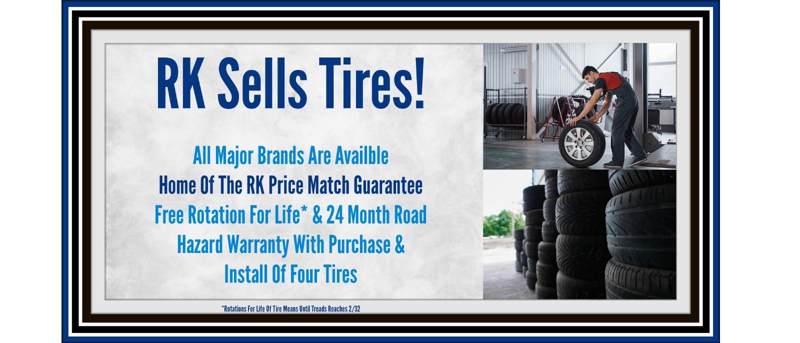 We sell Tires