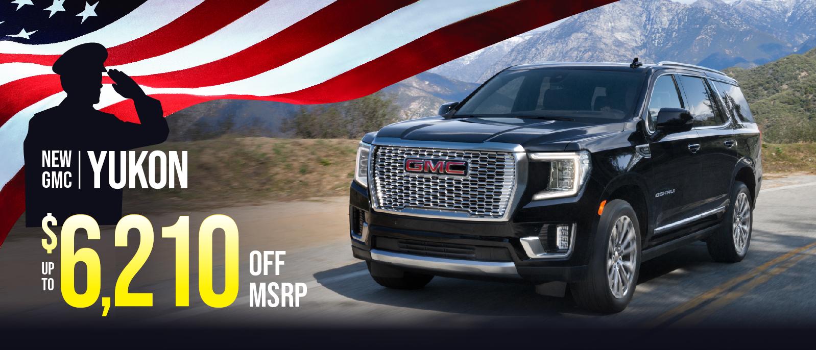 New GMC Yukon - up to $6210 OFF MSRP