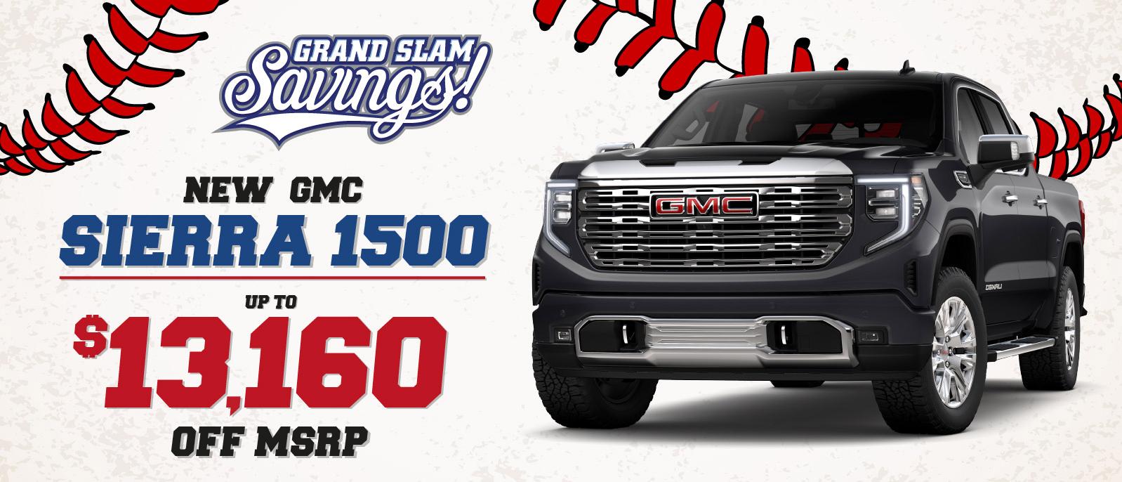New GMC Sierra 1500 - save up to $13,160off MSRP