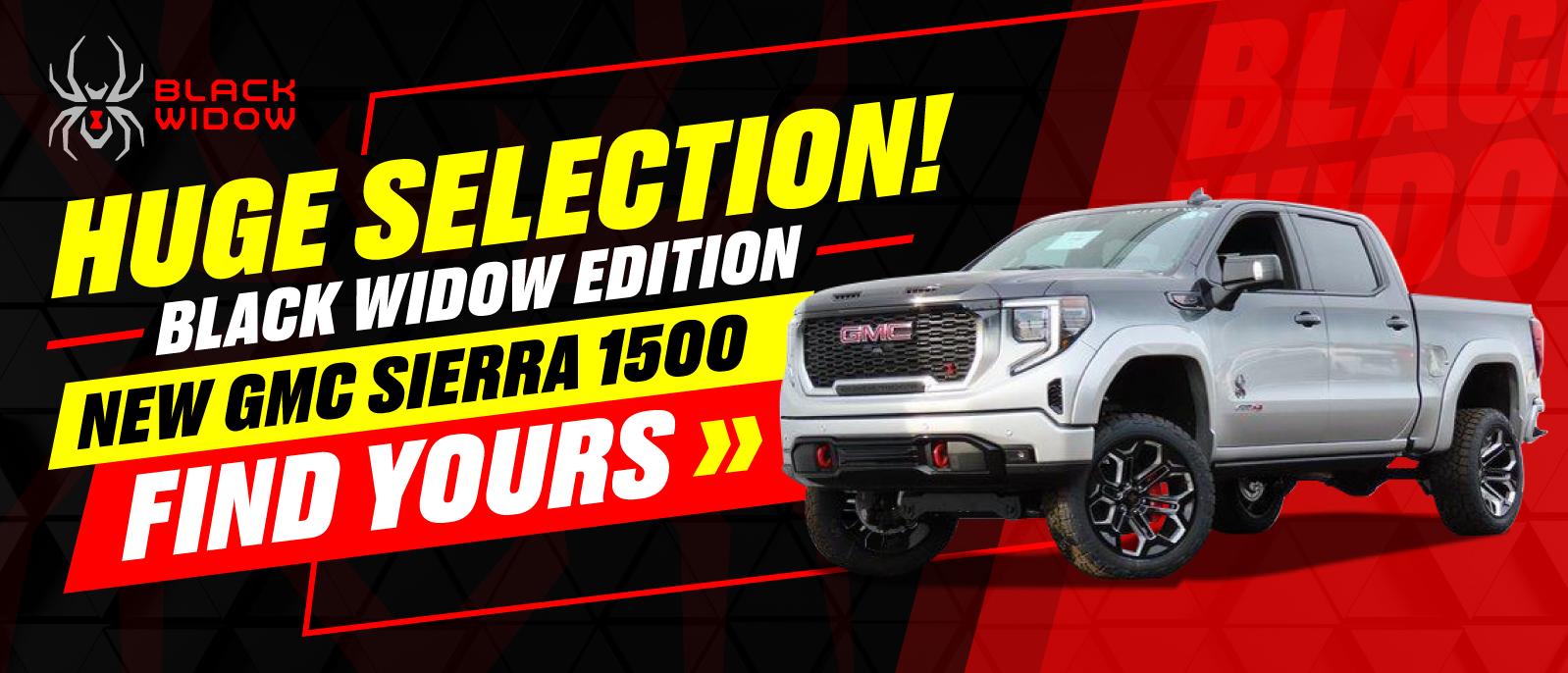 NOW IN STOCK! | Black Widow Edition 2023 GMC Sierra 1500 | Find Yours >