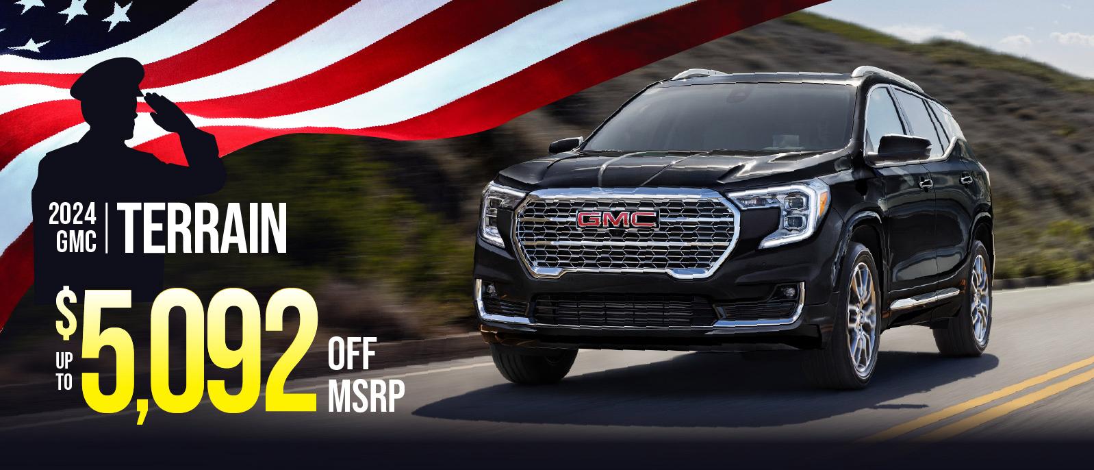 2024 GMC Terrain - up to $5092 OFF MSRP