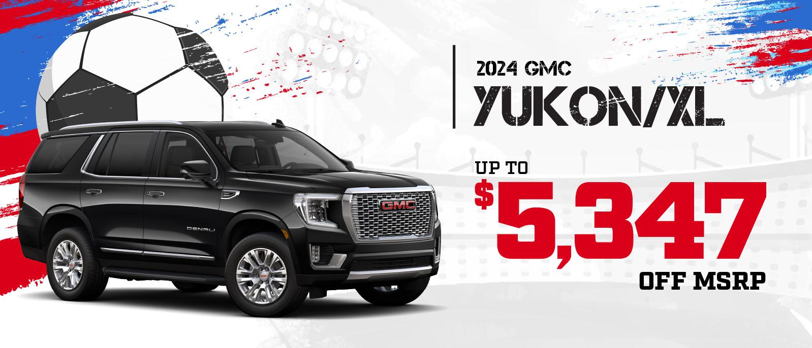 New GMC Yukon - up to $5347 OFF MSRP