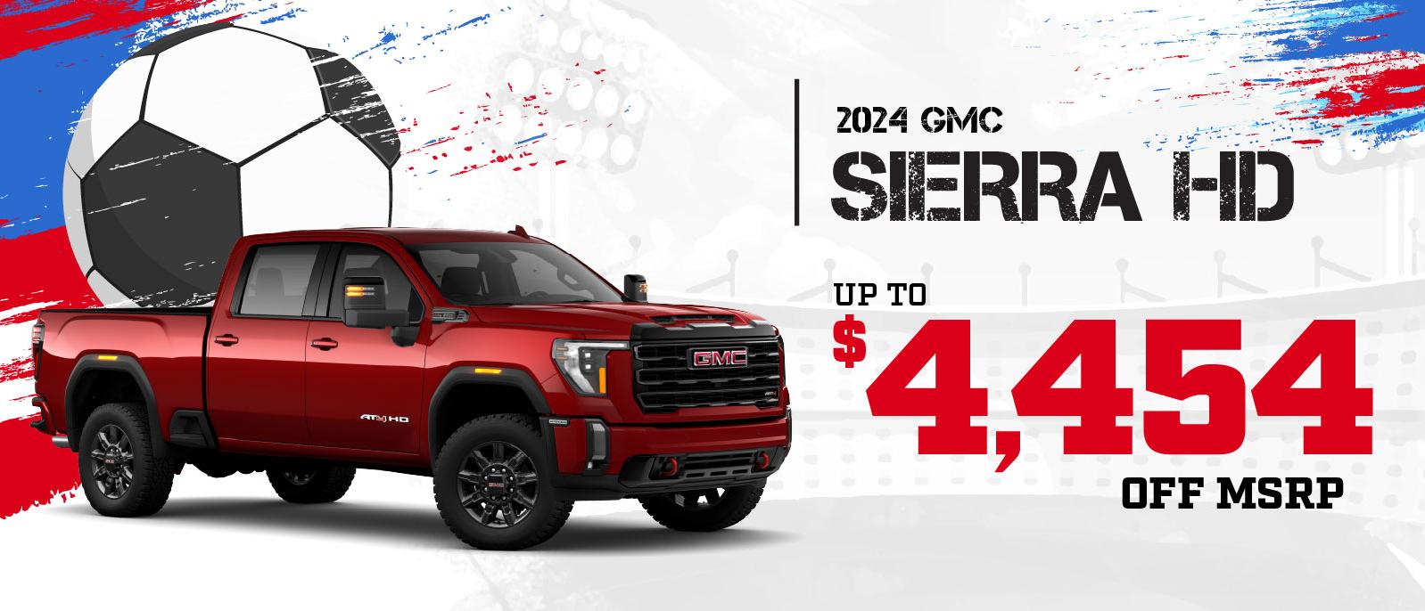 2024 GMC Sierra HD - Save UP TO $4454