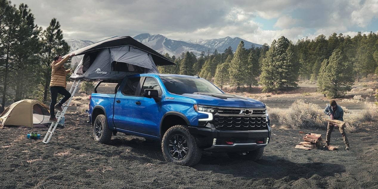 2022 Chevy Silverado ZR2 Camping