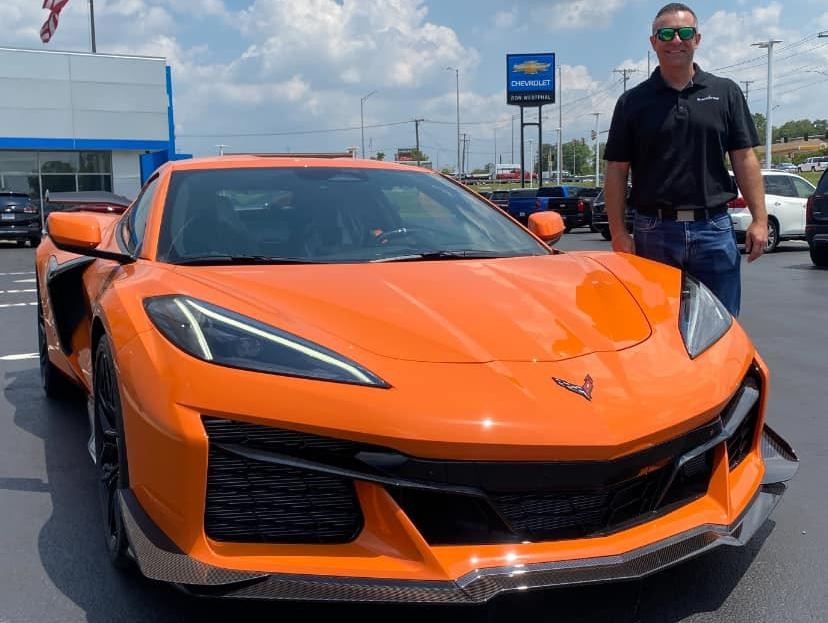 Ron Westphal Servicing a sweet Corvette Stingray