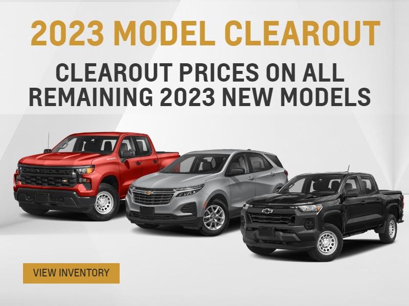 2023 MODEL CLEAROUT
CLEAROUT PRICES ON ALL REMAINING 2023 NEW MODELS