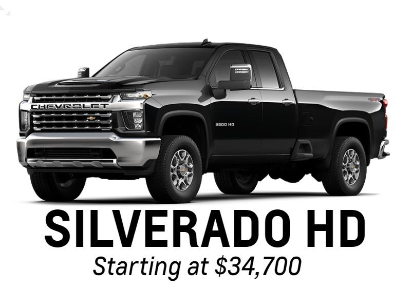 Silverado HD Starting at $34,900