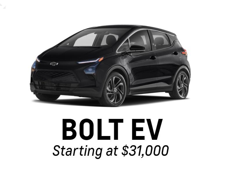 Bolt EV Starting at $31,000