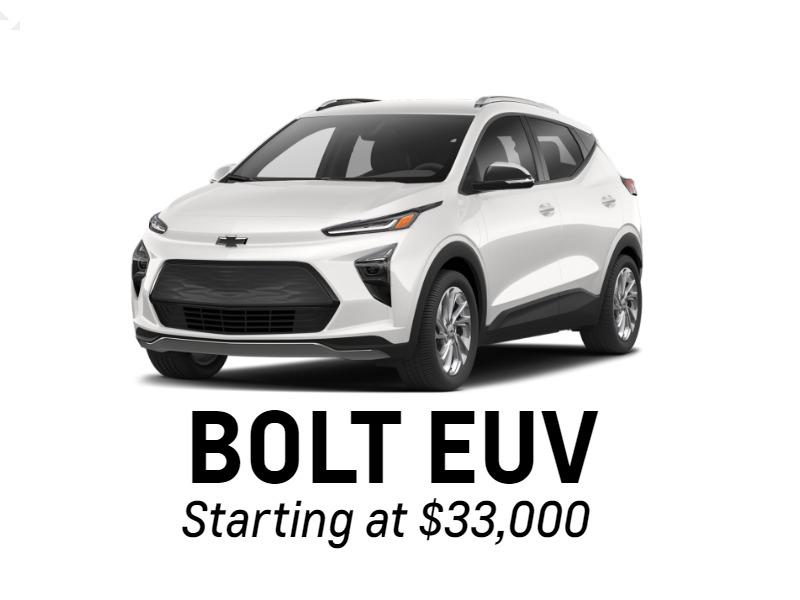 Bolt EUV Starting at $33,000