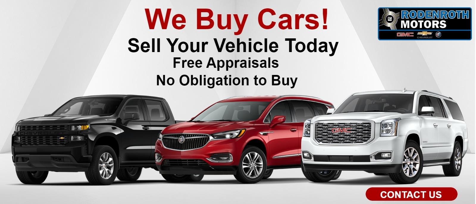 Sell us your vehicle