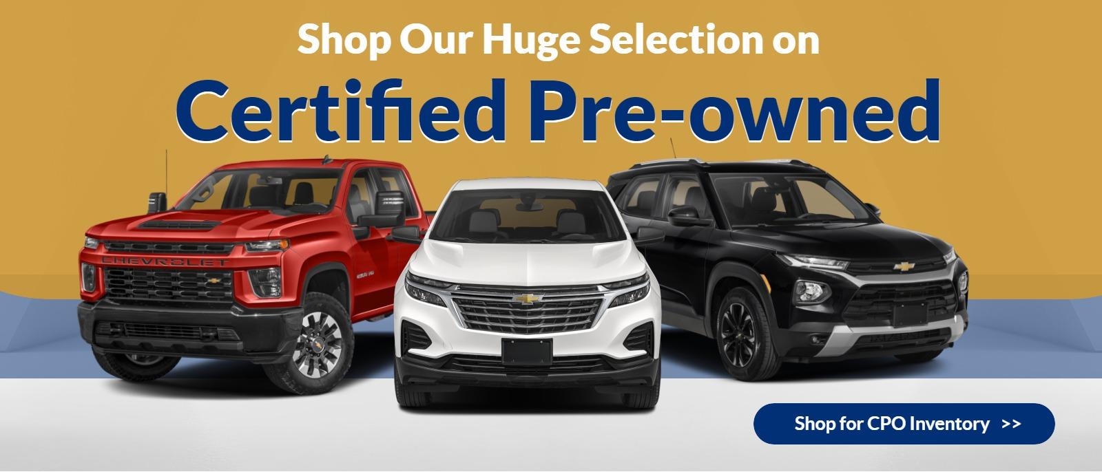 Shop Our Huge Selection on Certified Pre-owned
