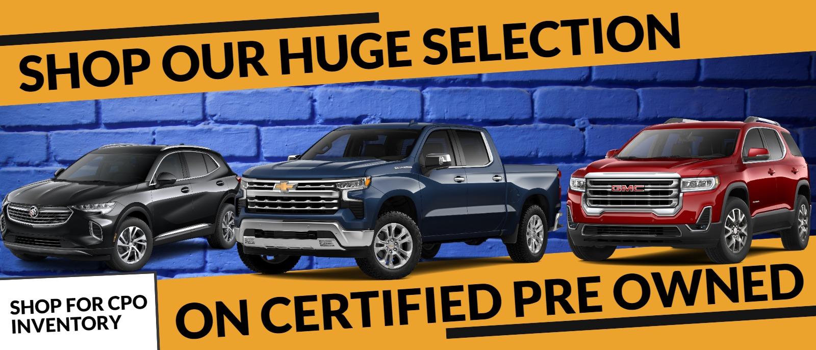 Shop Our Huge Selection on Certified Pre-owned