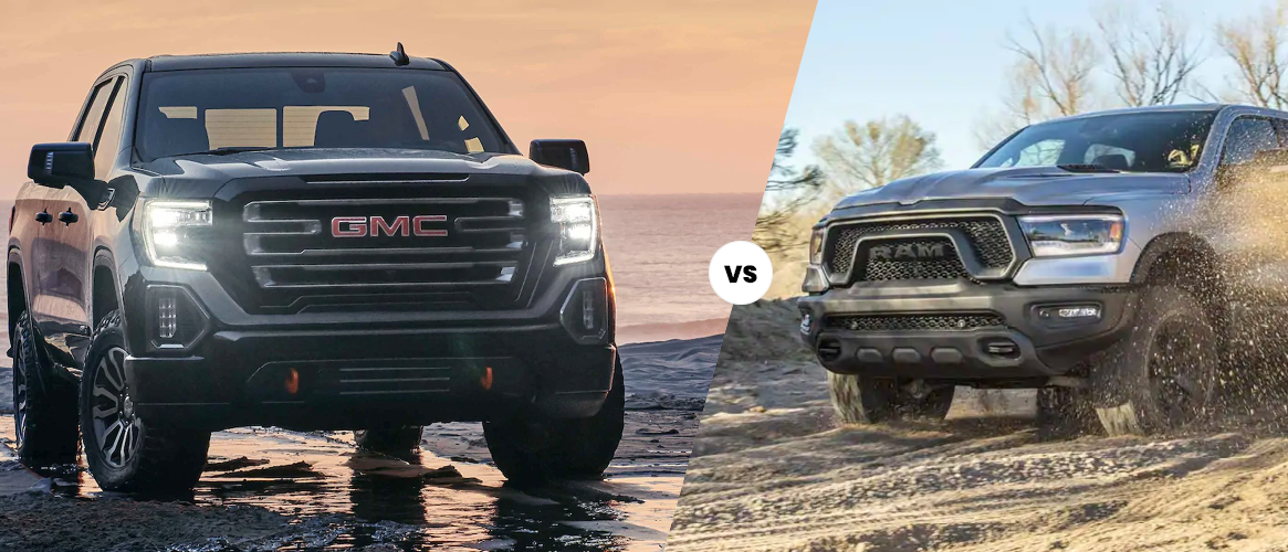 2021 GMC Sierra 1500 vs. 2021 RAM 1500 