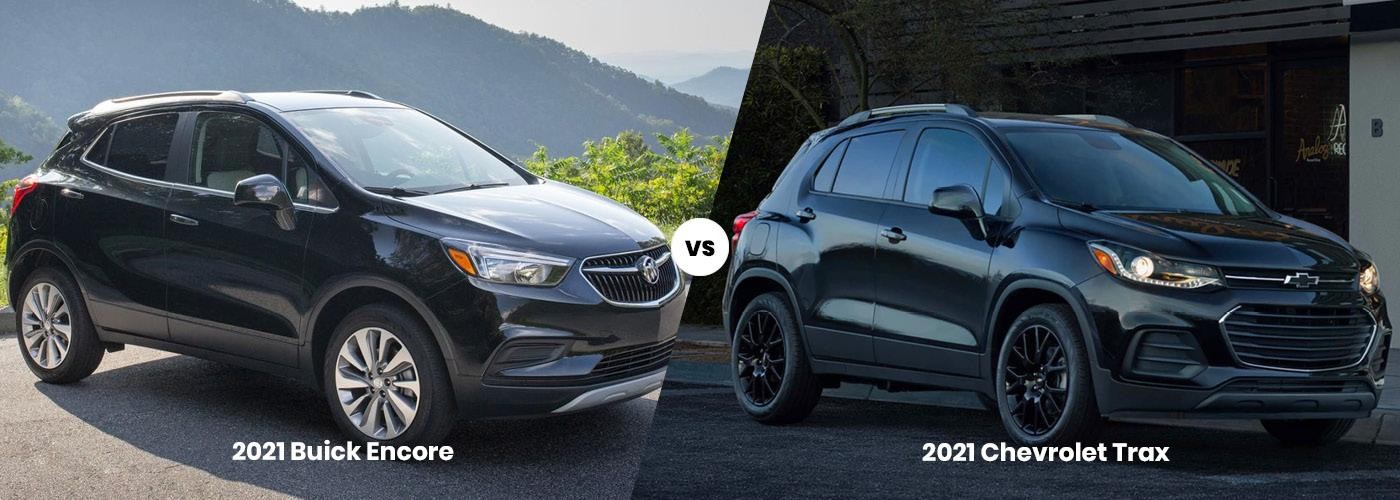 2021 Buick Encore vs 2021 Chevy Trax Comparison