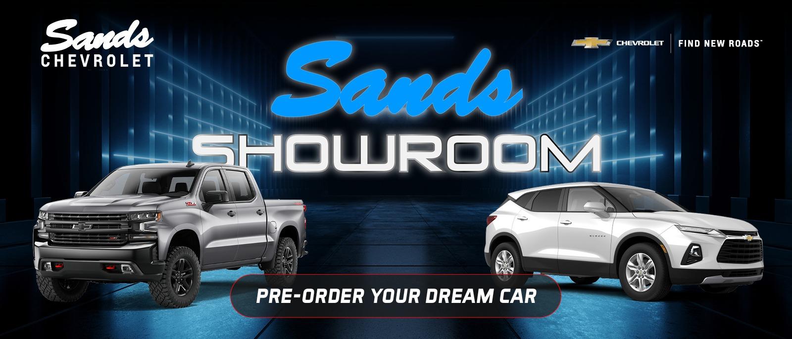 Pre-Order your Dream Car at Sands