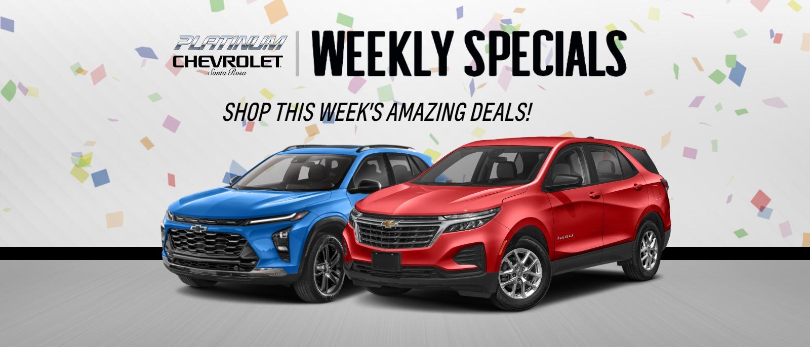 Platinum Chevrolet Weekly Specials