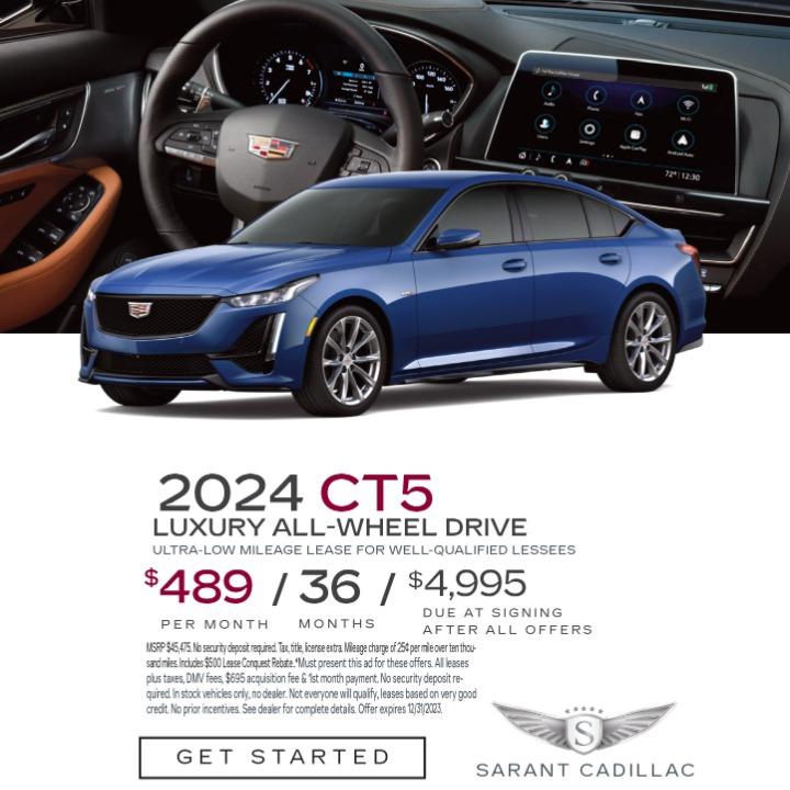 Sarant Cadillac is a FARMINGDALE Cadillac dealer and a new car and used