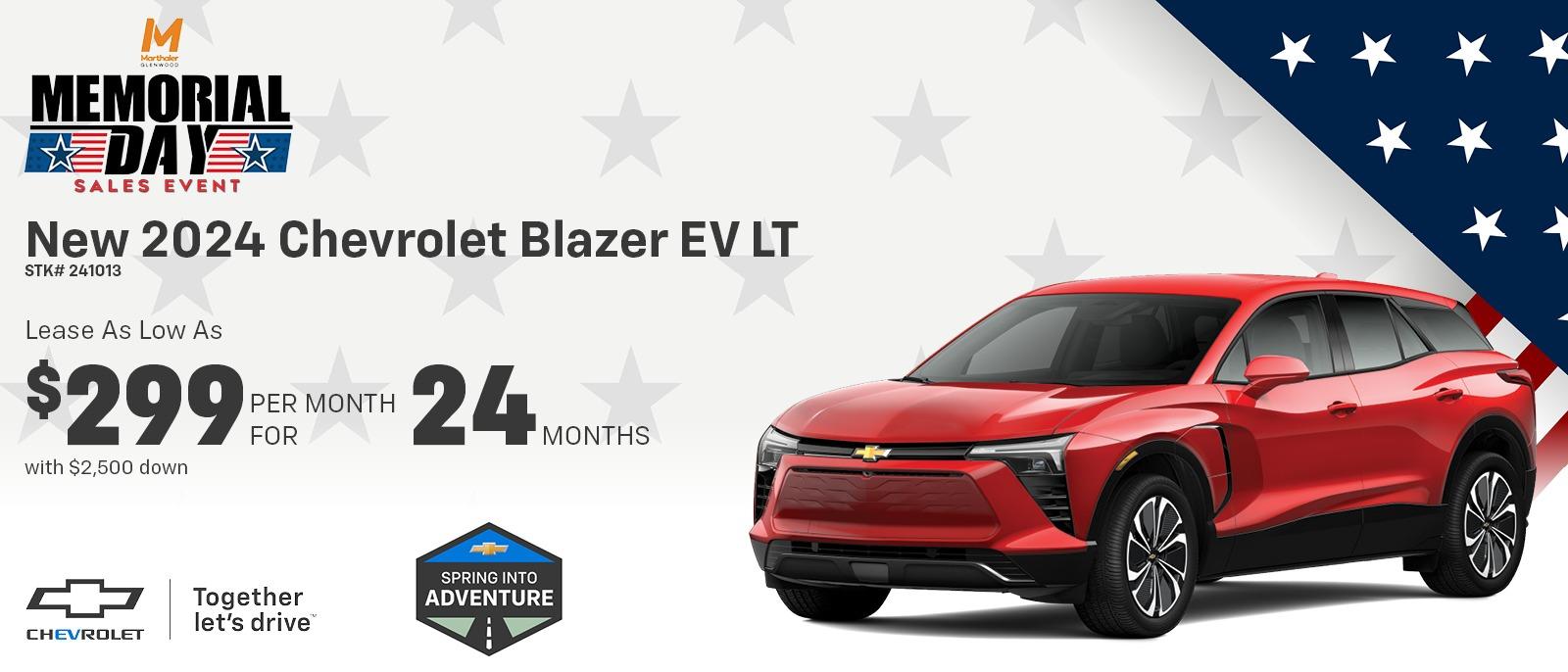 New 2024 Chevrolet Blazer EV LT