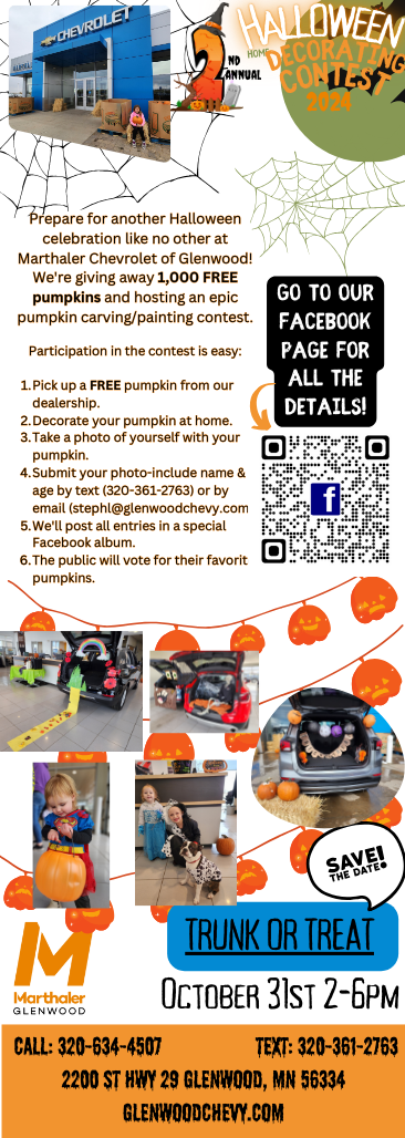  inline ad for Trunk or Treat event