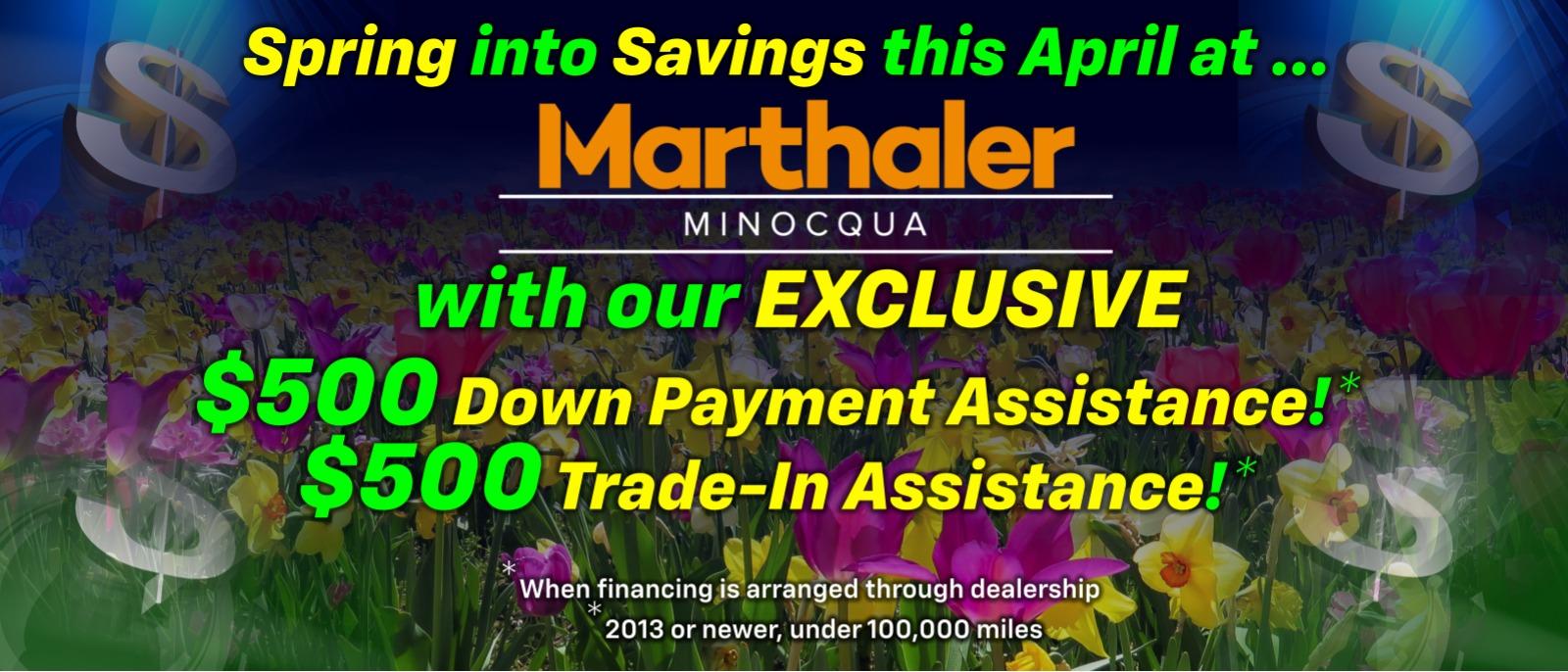 Down Payment Assistance - Trade-In Assistance