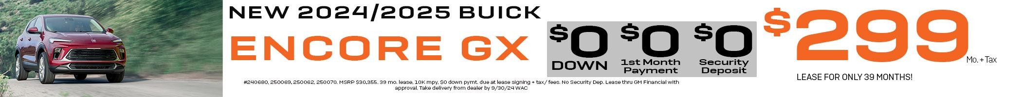 View 2024 Buick Encore GX Lease Special