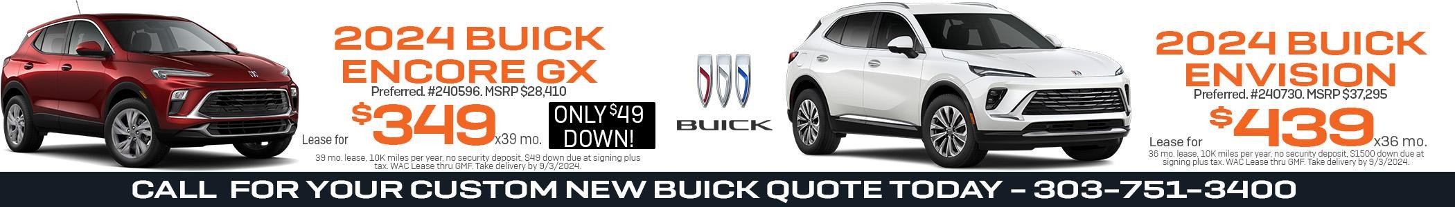 View Buick Lease Specials in Denver