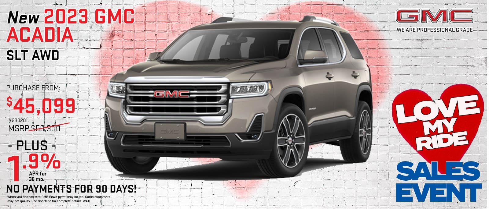 View the GMC Acadia Special in Denver at Shortline