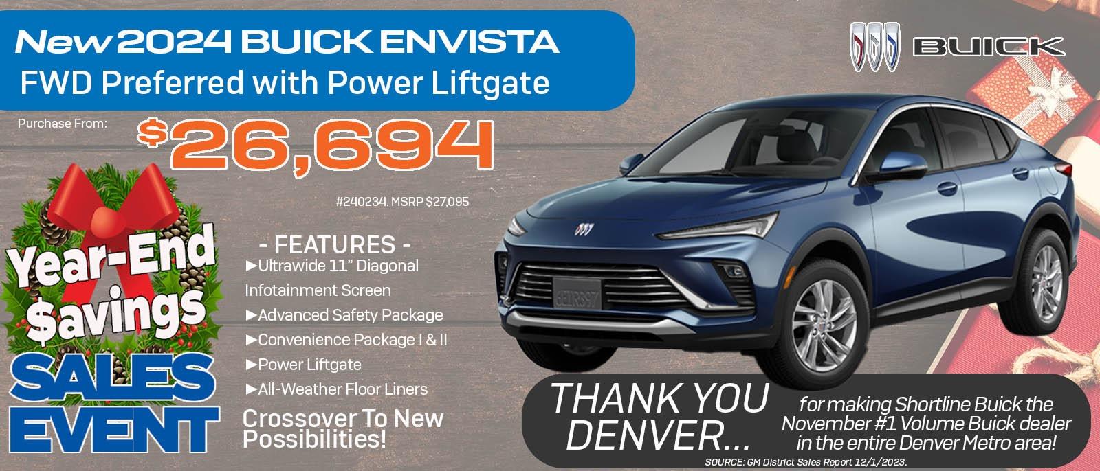 View Buick Envista Special in Denver at Shortline