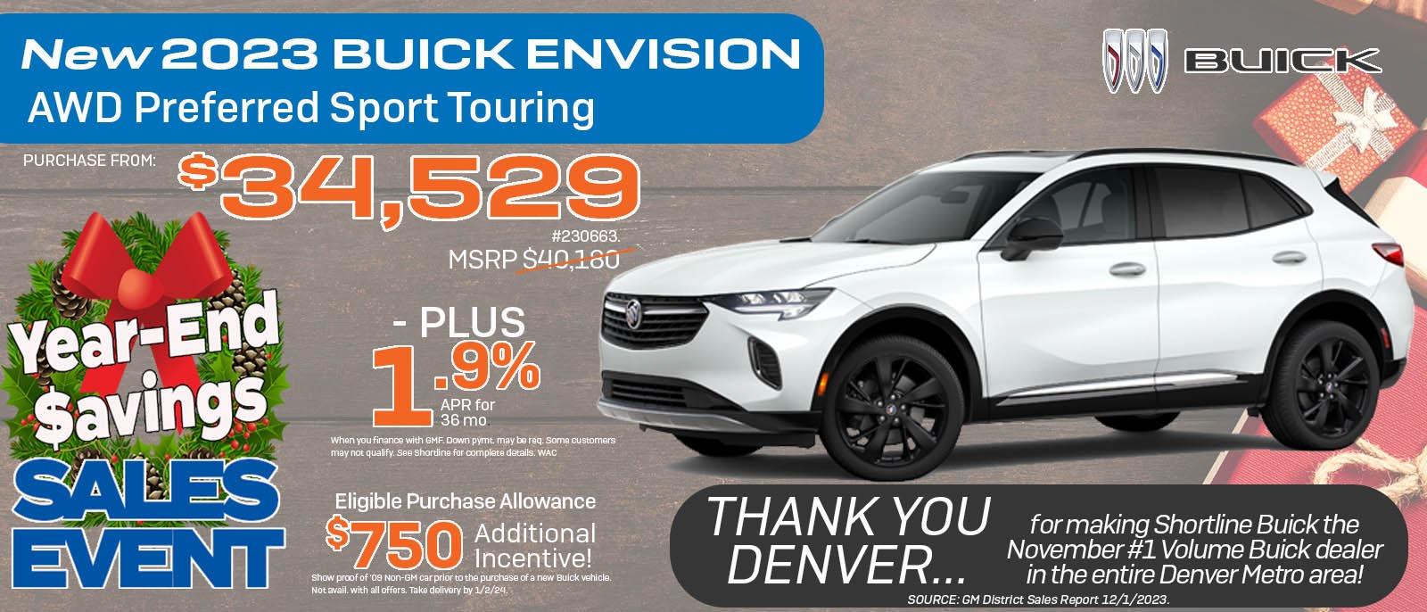 View Buick Envision Special in Denver at Shortline