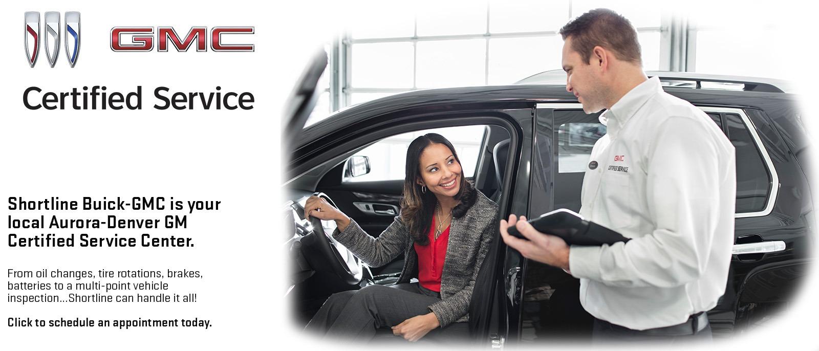 Get Certified Service at Shortline Buick-GMC