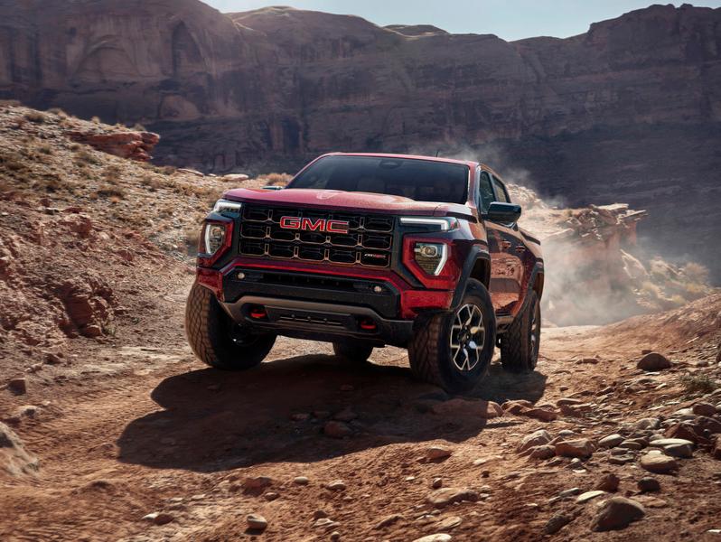 2023 GMC Canyon AT4X in Volcanic Red Tintcoat