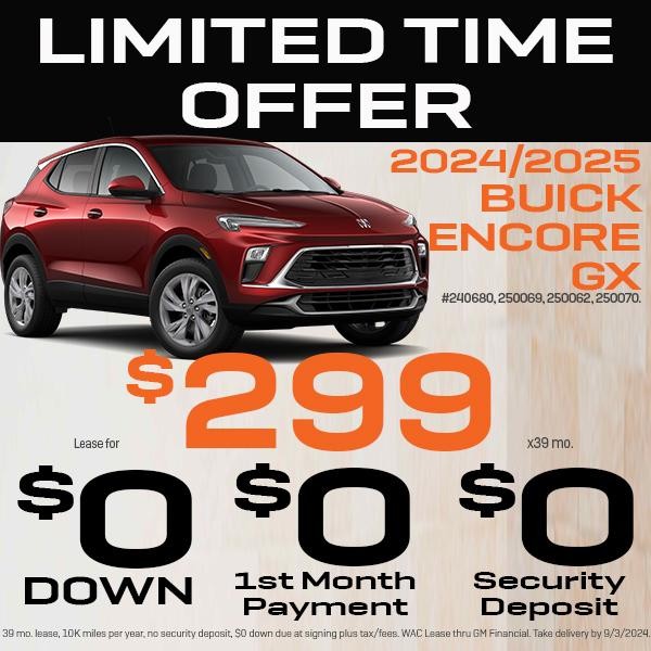 Lease a new Buick Encore GX