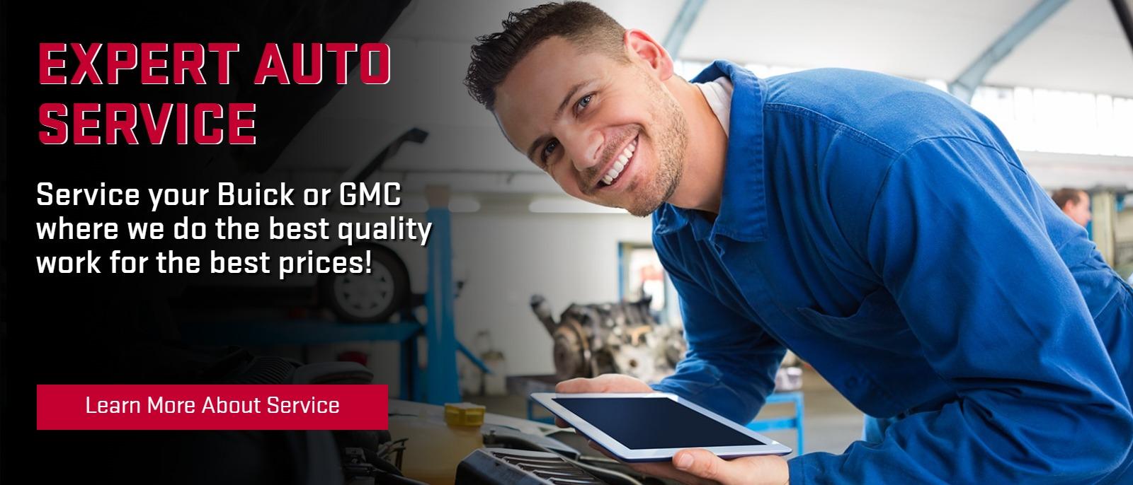 Expert Auto Service
Service your Buick or GMC where we do the best quality work for the best prices!